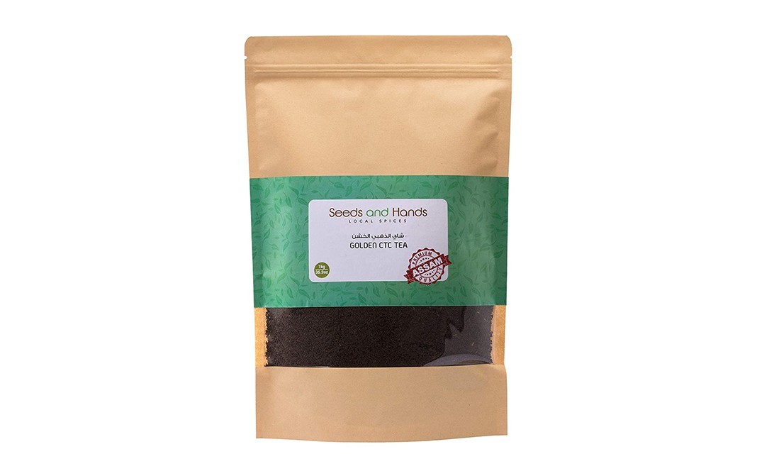 Seeds And Hands Golden CTC Tea    Pack  1 kilogram